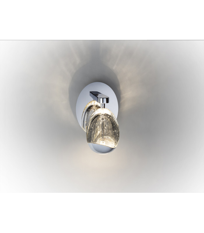 Rocío Integrated LED Wall Lamp Chrome 3000K-4