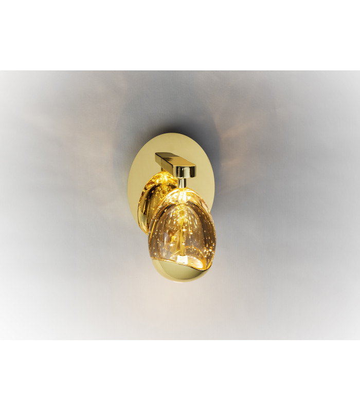 Rocío Integrated LED Wall Lamp Gold 3000K-4