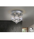 Rocío Shade Cluster Ceiling 6 Light Chrome LED 3000K Dimmable