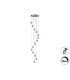 Rocío Cluster Pendant Ceiling 14 Light Chrome LED 3000K Dimmable-2