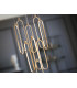 Colette Cluster Pendant Ceiling 9 Light Rose Gold LED 3000K-5