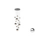 Sphere Cluster Pendant Ceiling 14 Light Chrome LED 3000K Dimmable-5