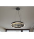 Stone 60cm Pendant Ceiling Light Black LED 3000-6000K-1
