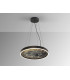Stone 60cm Pendant Ceiling Light Black LED 3000-6000K-3