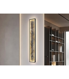 Stone 100cm Integrated LED Wall Lamp Black 3000-6000K-1