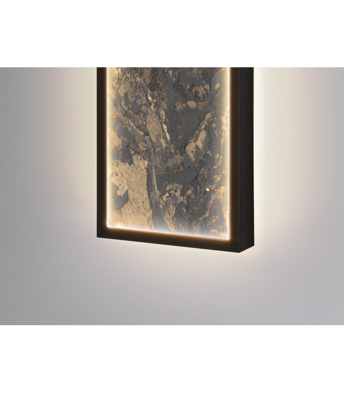 Stone 100cm Integrated LED Wall Lamp Black 3000-6000K-5