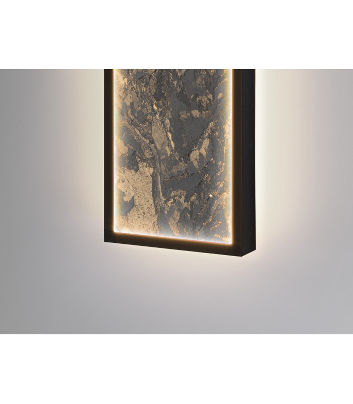 Stone 60cm Integrated LED Wall Lamp Black 3000-6000K-5