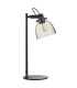 Urban Desk Task Lamp Smokey Grey Tinted Glass & Black Chrome Plate E27-8