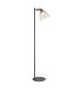 Urban Task Floor Lamp Smokey Grey Tinted Glass & Black Chrome Plate E27-1