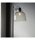 Urban Task Floor Lamp Smokey Grey Tinted Glass & Black Chrome Plate E27-4