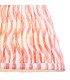 Bibury Satin Marlin Blue Paint Table Lamp with Coral Pink Fabric Ripple Shade 20cm B22-8