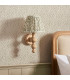 Bibury Natural Ash Wall Light with Herb Garden Green Fabric Leaf Shade 20cm B22-4