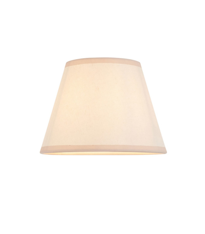 Bibury Natural Ash Wall Light with Vintage White Fabric Ivy Shade 20cm B22-8