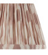 Carnaby Satin Marlin Blue Paint Wall Light with Neutral Print Fabric Ikat Shade 20cm B22-8