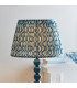 Higgledy Gloss Marlin Blue Paint Floor Lamp with Marlin Blue Fabric Ripple Shade 40cm E27-4