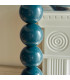 Higgledy Gloss Marlin Blue Paint Floor Lamp with Marlin Blue Fabric Ripple Shade 40cm E27-6