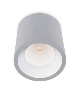 LED 1 Light Outdoor Surface Mounted Ceiling Light Grey IP65 - 1