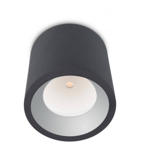 LED 1 Light Outdoor Surface Mounted Ceiling Light Urban Grey IP65 - 1