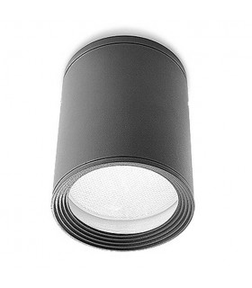 1 Light Outdoor Surface Mounted Ceiling Light Urban Grey IP54, E27 - 1