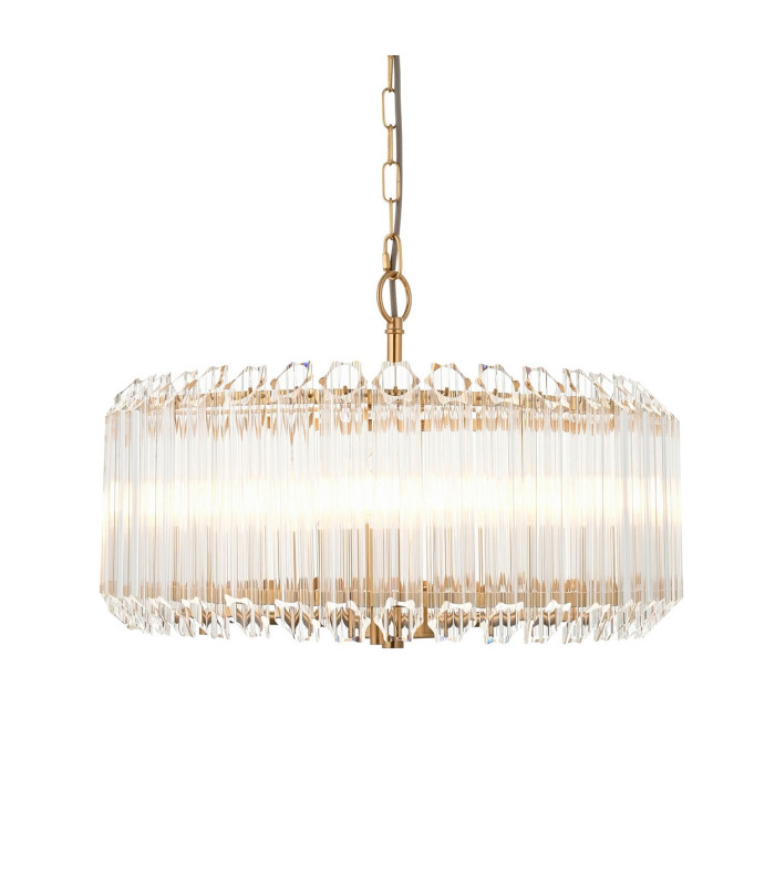 Orchid Dome Pendant Ceiling Light Clear Glass E27 or B22-1