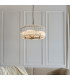 Orchid Dome Pendant Ceiling Light Clear Glass E27 or B22-3