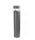 1 Light Small Outdoor Bollard Light Urban Grey IP65, E27 - 1
