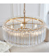 Orchid Dome Pendant Ceiling Light Clear Glass E27 or B22-6