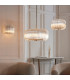 Orchid Dome Pendant Ceiling Light Clear Glass E27 or B22-7