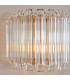 Carnation Dome Pendant Ceiling Light Clear Glass E27 or B22-4