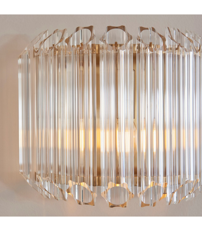 Carnation Dome Pendant Ceiling Light Clear Glass E27 or B22-4