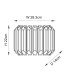 Carnation Dome Pendant Ceiling Light Clear Glass E27 or B22-9