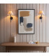 Thornton Outdoor Wall Lantern Matt Black & Clear Glass E27-2