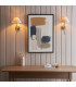 Ashcroft Multi Arm Semi Flush Ceiling Lamp Brushed Aged Brass Plate & Clear Glass 3x E14-2