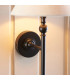 Thornton Outdoor Wall Lantern Matt Black & Clear Glass E27-7