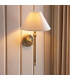 Ashcroft Multi Arm Semi Flush Ceiling Lamp Brushed Aged Brass Plate & Clear Glass 3x E14-4