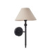 Thornton Outdoor Wall Lantern Matt Black & Clear Glass E27-9