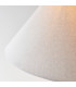 Ashcroft Glass Floor Lamp Brushed Aged Brass Plate & Clear Glass E27-7