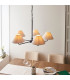 Ashcroft Ribbed Glass Floor Lamp Brushed Aged Brass Plate & Clear Ribbed Glass E27-4