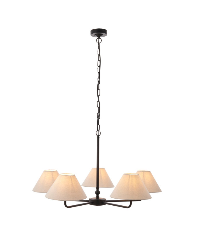 Ashcroft Ribbed Glass Floor Lamp Brushed Aged Brass Plate & Clear Ribbed Glass E27-8