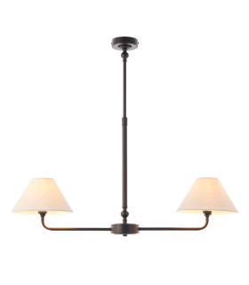 Ashcroft Ribbed Bowl Semi Flush Ceiling Light Brushed Aged Brass Plate & Clear Ribbed Glass E27-1