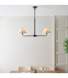 Ashcroft Ribbed Bowl Semi Flush Ceiling Light Brushed Aged Brass Plate & Clear Ribbed Glass E27-2