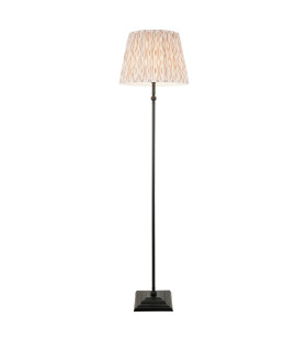 Ashcroft Ribbed Dome Pendant Ceiling Light Brushed Aged Brass Plate & Clear Ribbed Glass E27-1
