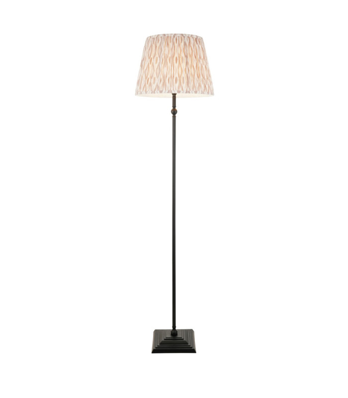 Ashcroft Ribbed Dome Pendant Ceiling Light Brushed Aged Brass Plate & Clear Ribbed Glass E27-1