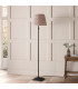 Ashcroft Ribbed Dome Pendant Ceiling Light Brushed Aged Brass Plate & Clear Ribbed Glass E27-3