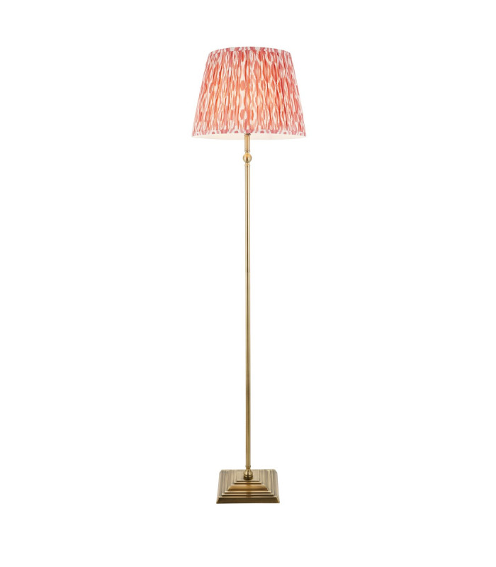 Ashcroft Dome Wall Lamp Brushed Aged Brass Plate & Clear Glass E14-1