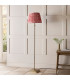 Ashcroft Dome Wall Lamp Brushed Aged Brass Plate & Clear Glass E14-3
