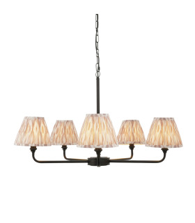 Boss Multi Arm Semi Flush Ceiling Lamp Brushed Aged Brass Plate With Frosted & Opal Glass 3x G9-1