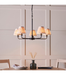 Boss Multi Arm Semi Flush Ceiling Lamp Brushed Aged Brass Plate With Frosted & Opal Glass 3x G9-2