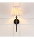 Travi Slim Pendant Ceiling Light Natural Travertine Vintage Brass & Clear Glass E27-3