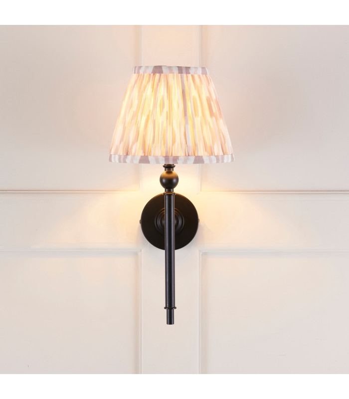 Travi Slim Pendant Ceiling Light Natural Travertine Vintage Brass & Clear Glass E27-3